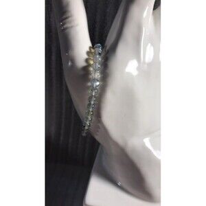 Labradorite Beaded Stretch Bracelet - 6m